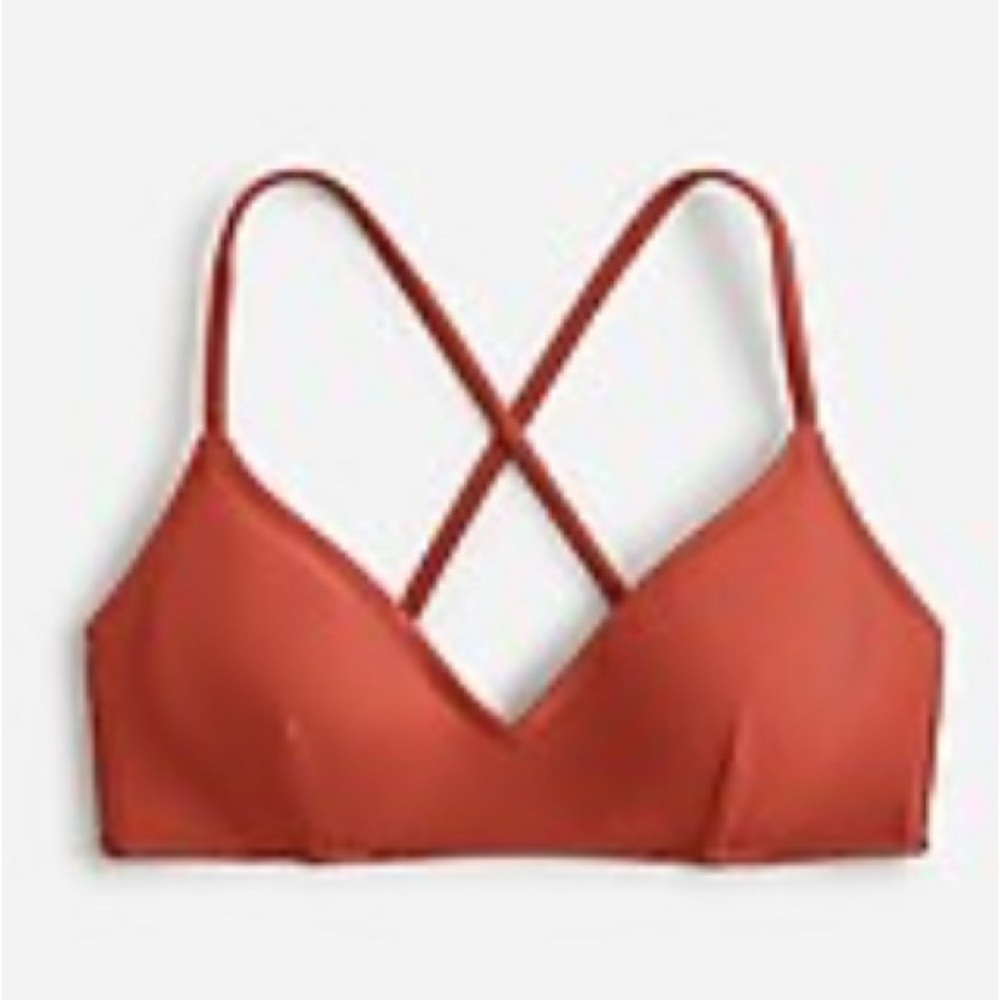 J. Crew Cross-back French bikini top